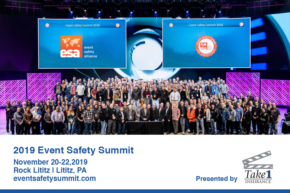 REGISTRATION NOW OPEN FOR 2019 EVENT SAFETY SUMMIT